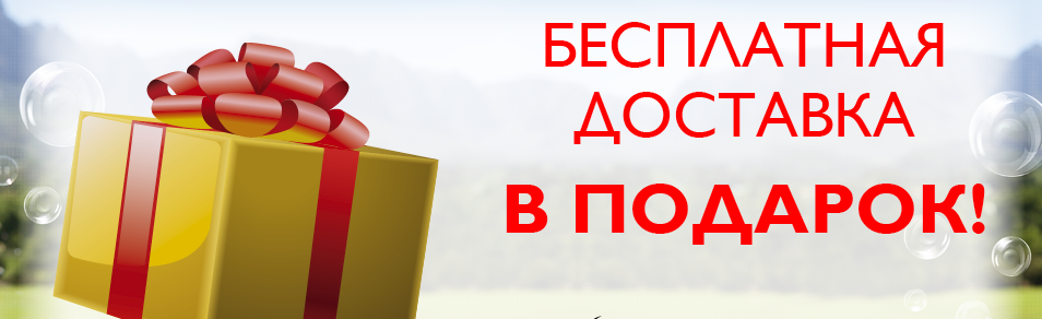 Бесплатная доставка  
